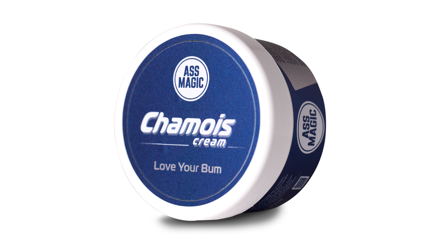 ASS MAGIC Chamois Cream - 200ml Tub in blue and white packaging